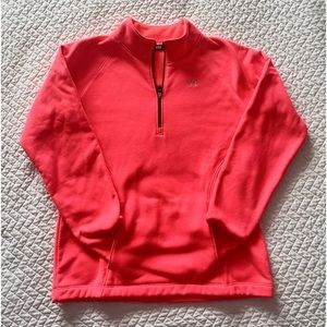 EUC. XL Girls Under Armour 1/4 zip up sweatshirt